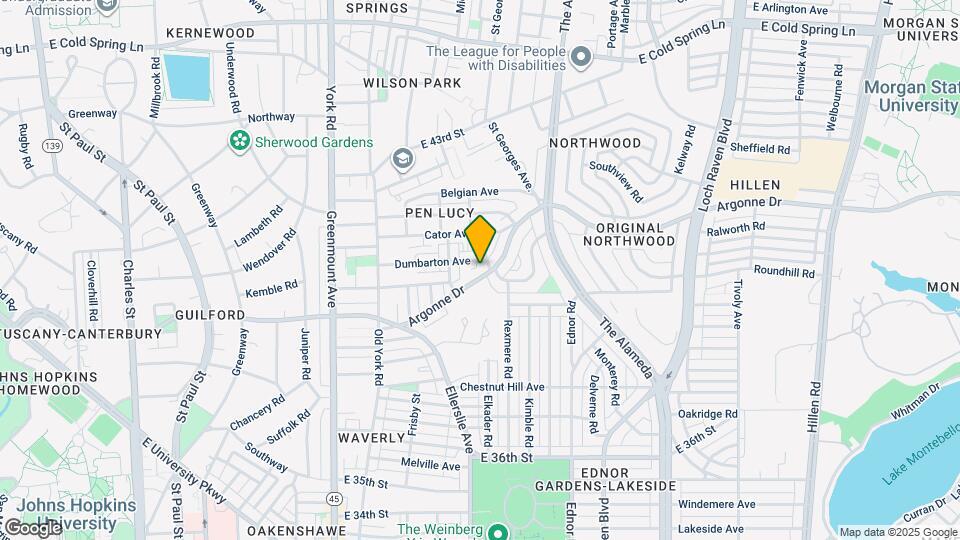 824 Argonne Dr Map and Location Details