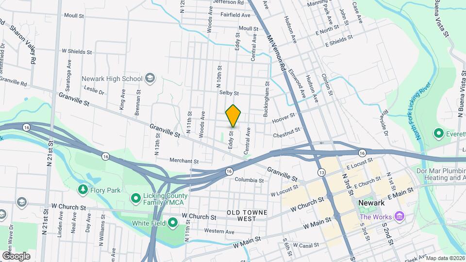242 Eddy St Map and Location Details