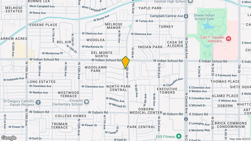 4025 N 8th Ave Map and Location Details