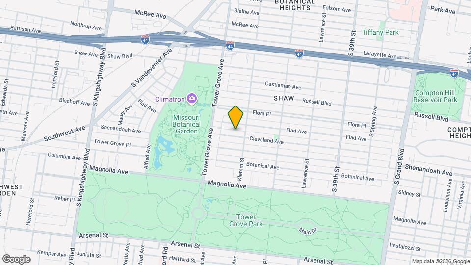 4222 Cleveland Ave Map and Location Details