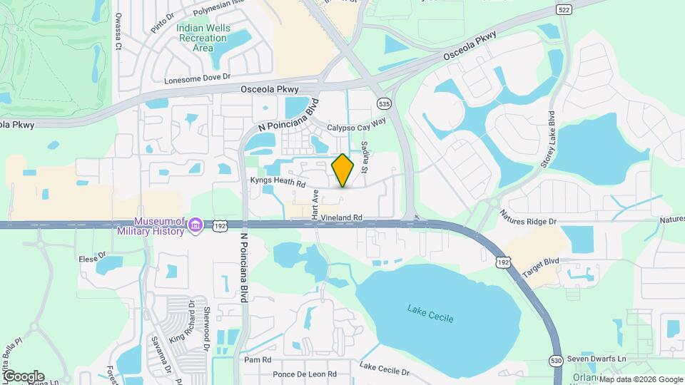 1110 Spaceport Ct Map and Location Details