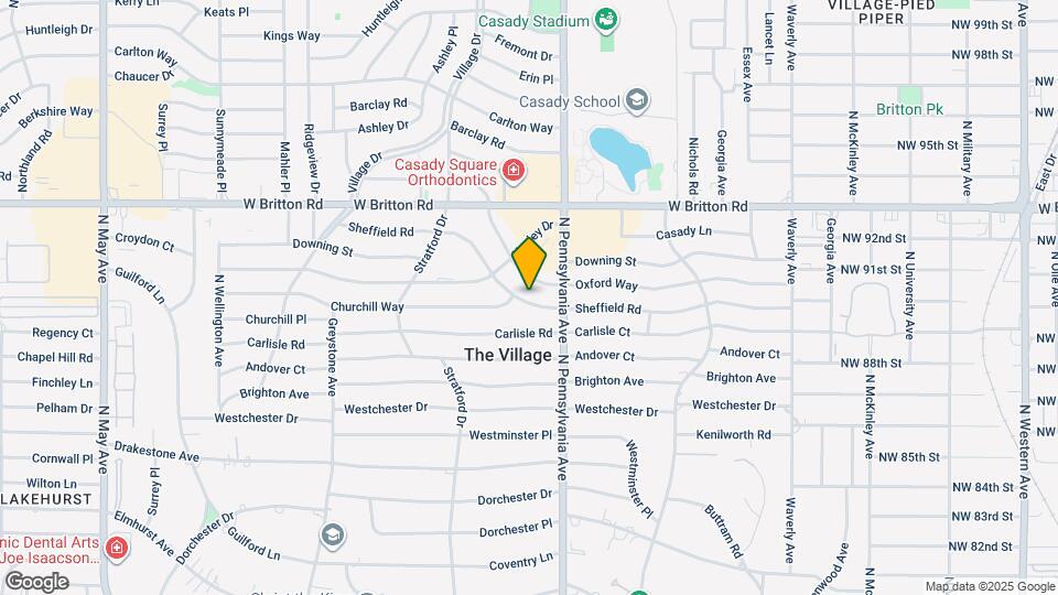 1713 Sheffield Rd Map and Location Details