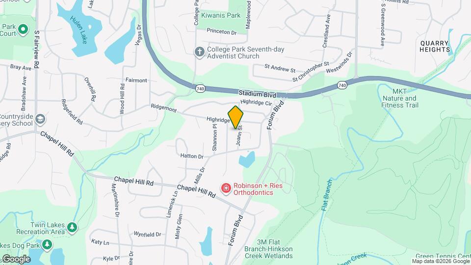 1409 Joann St Map and Location Details