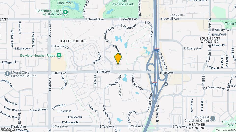 2260 S Vaughn Way Map and Location Details