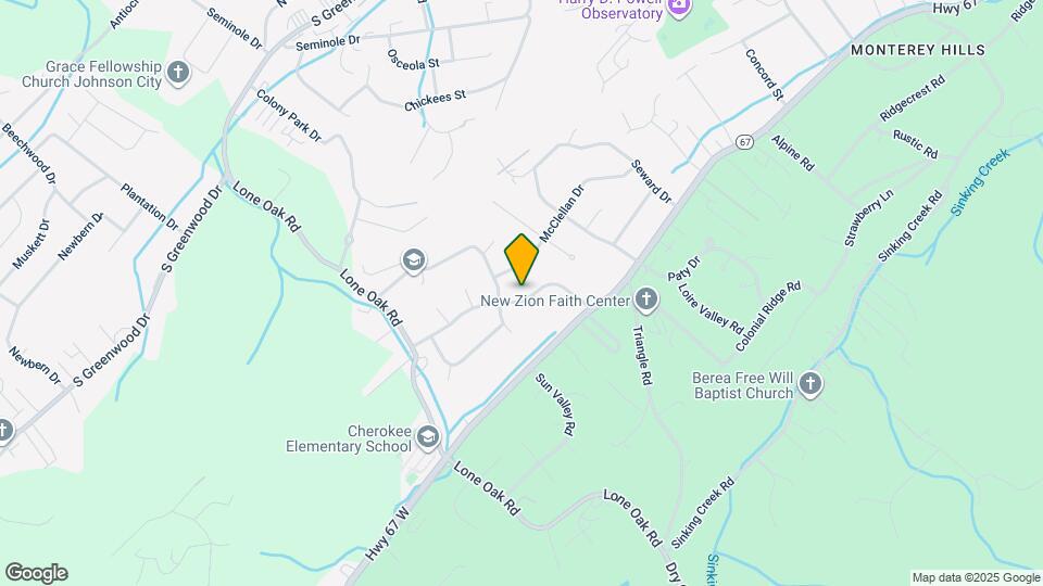 1820 Brook Hollow Rd Mapa y Detalles de la Ubicación