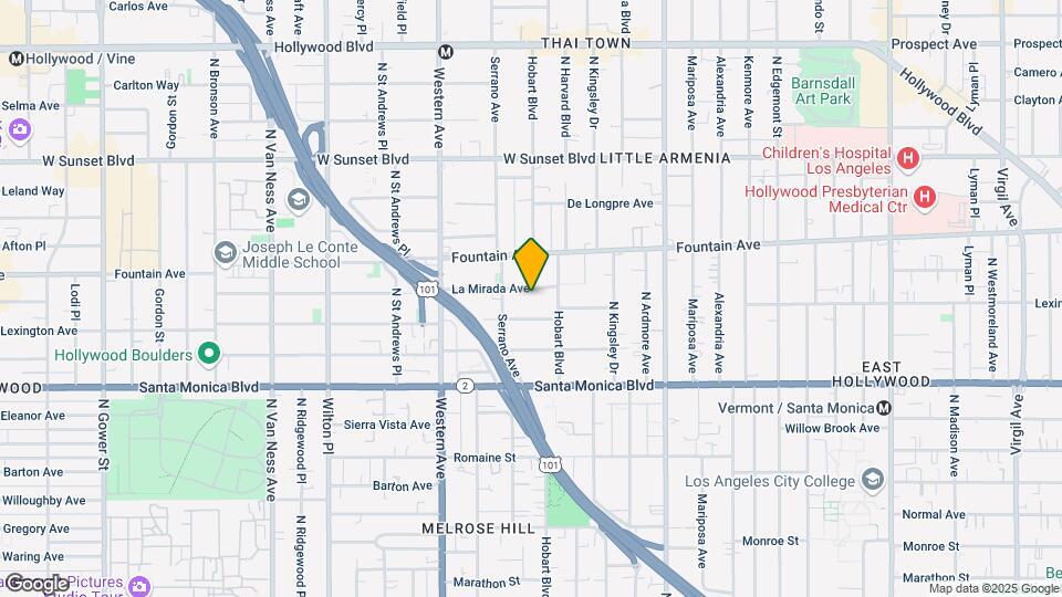 5326 La Mirada Ave Map and Location Details