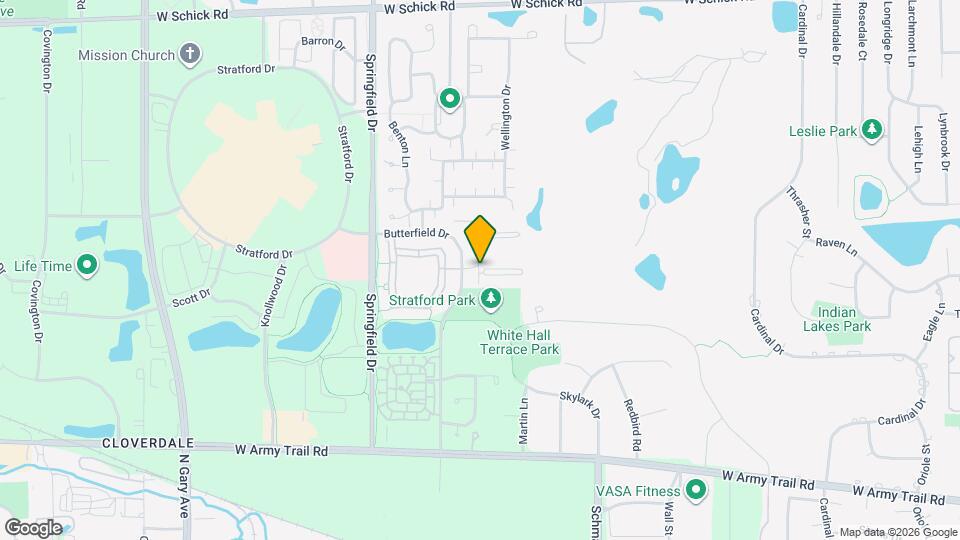 214 Glengarry Dr Map and Location Details