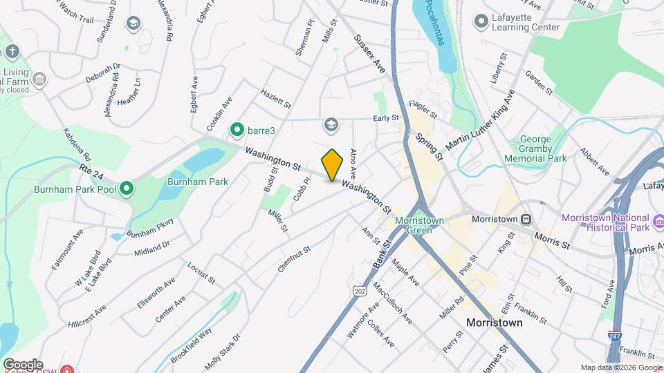 86 Washington St Map and Location Details