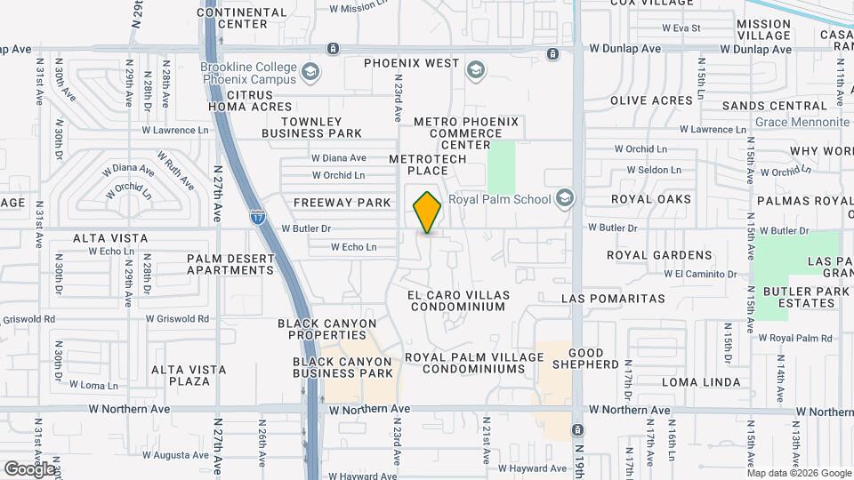 8460 N 22nd Dr Map and Location Details