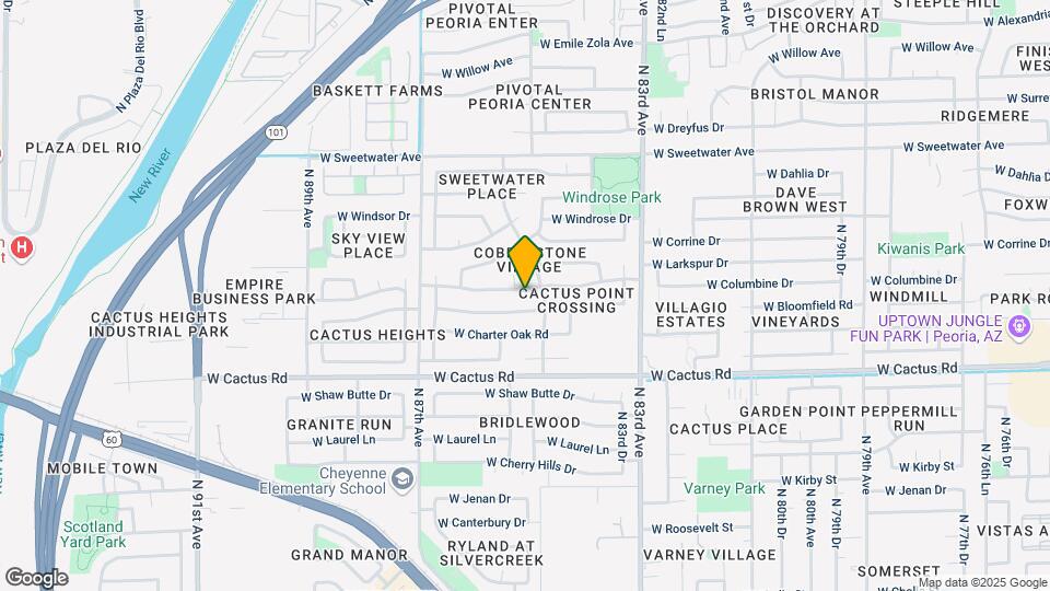 8515 W Columbine Dr Map and Location Details