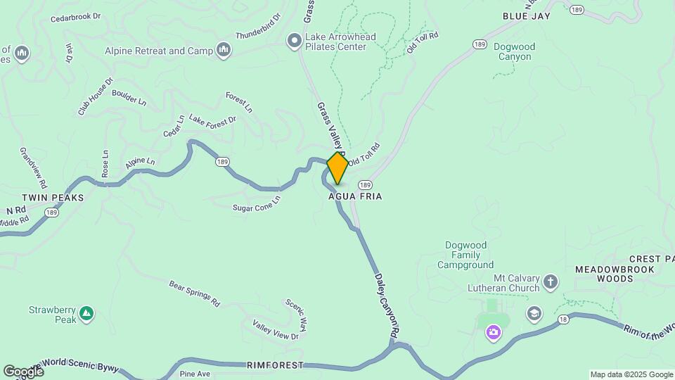 26776 CA-189 Mapa y Detalles de la Ubicación