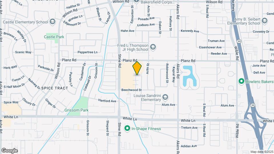 4600 Beechwood St Map and Location Details
