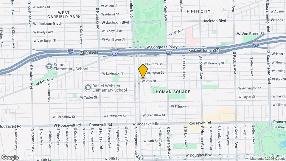 3726 W Polk St Map and Location Details