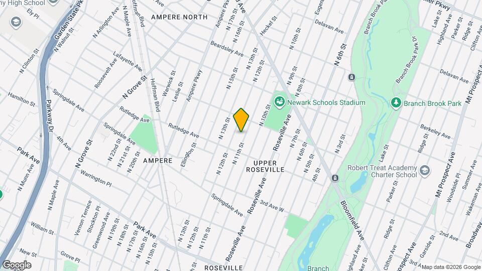 380 N 11th St, Unit 5 Map and Location Details