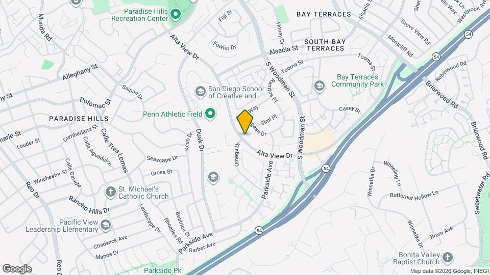 2679 Alta View Dr Map and Location Details