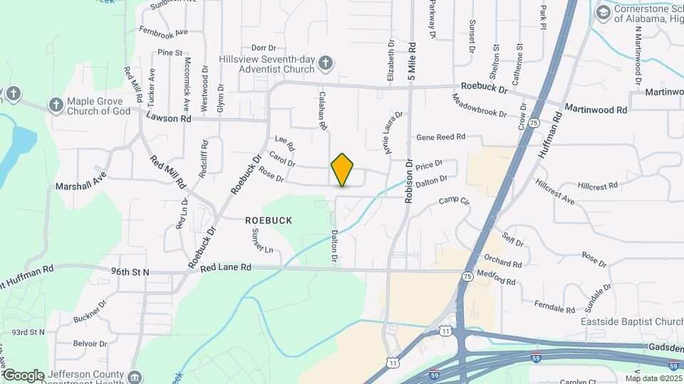 213 Rose Dr Map and Location Details