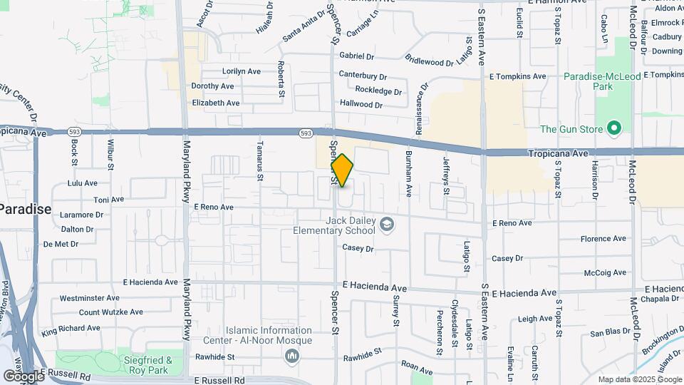 5072 Spencer St Map and Location Details