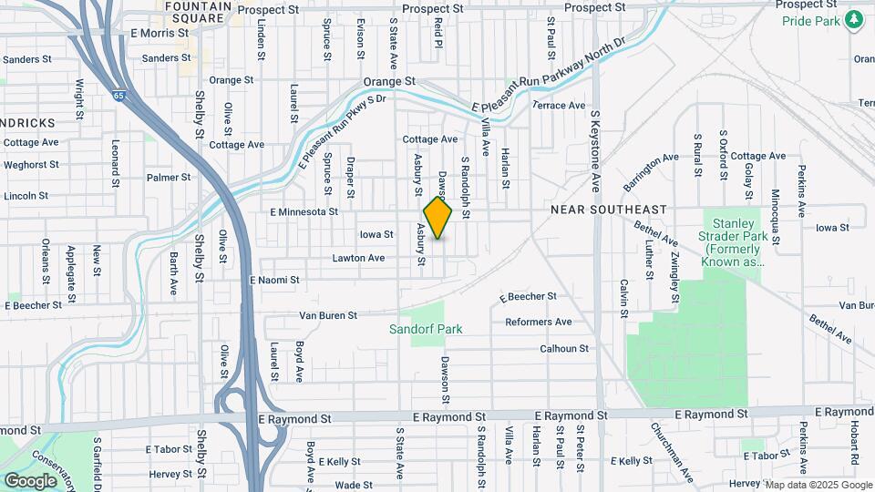 1744 Dawson St Map and Location Details