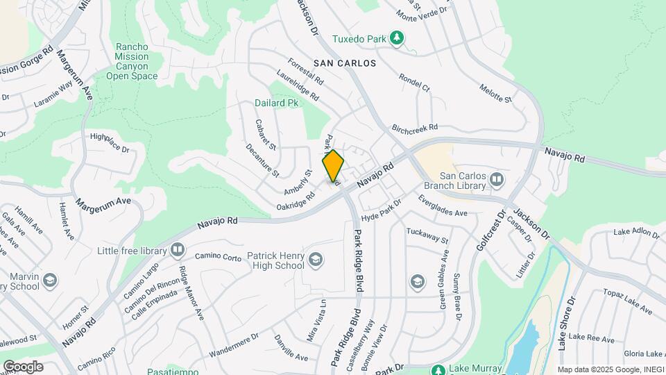 6737 Oakridge Rd Map and Location Details