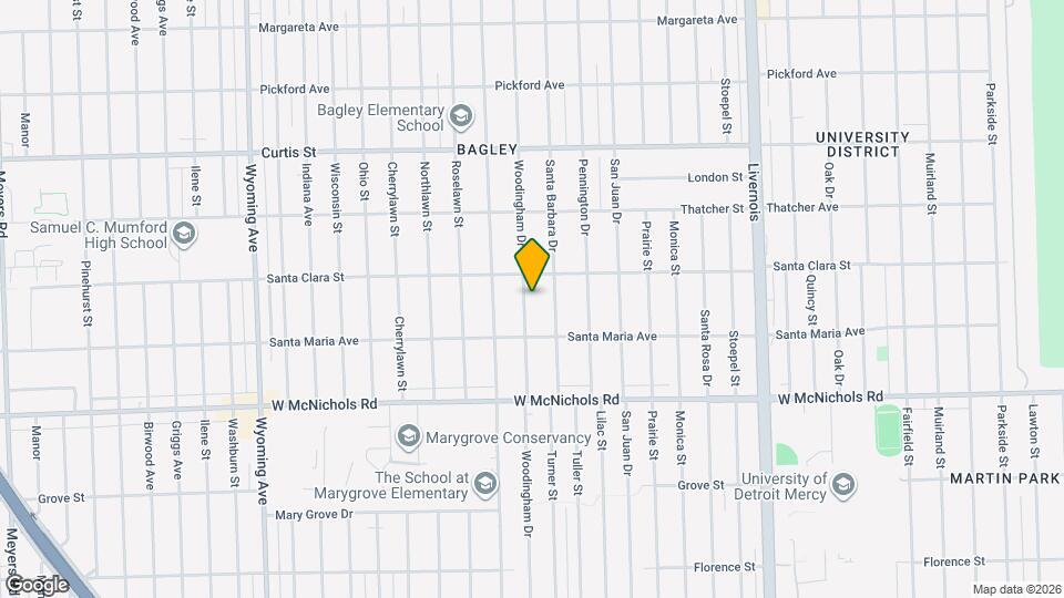 17368 Woodingham Dr Map and Location Details