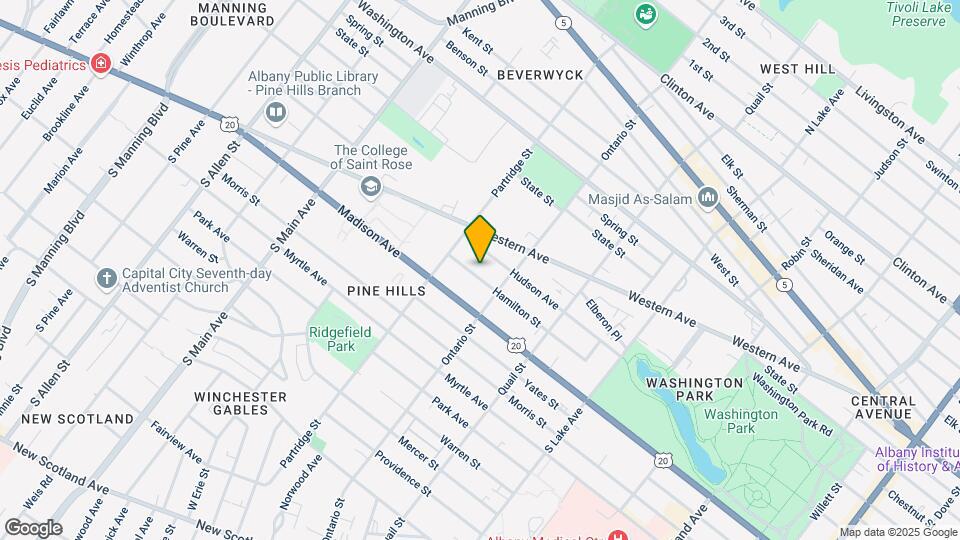519 Hamilton St, Unit 2 Mapa y Detalles de la Ubicación