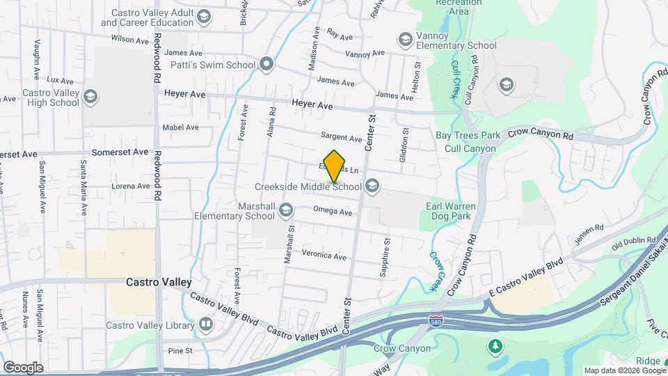 4325 Shamrock Way Map and Location Details