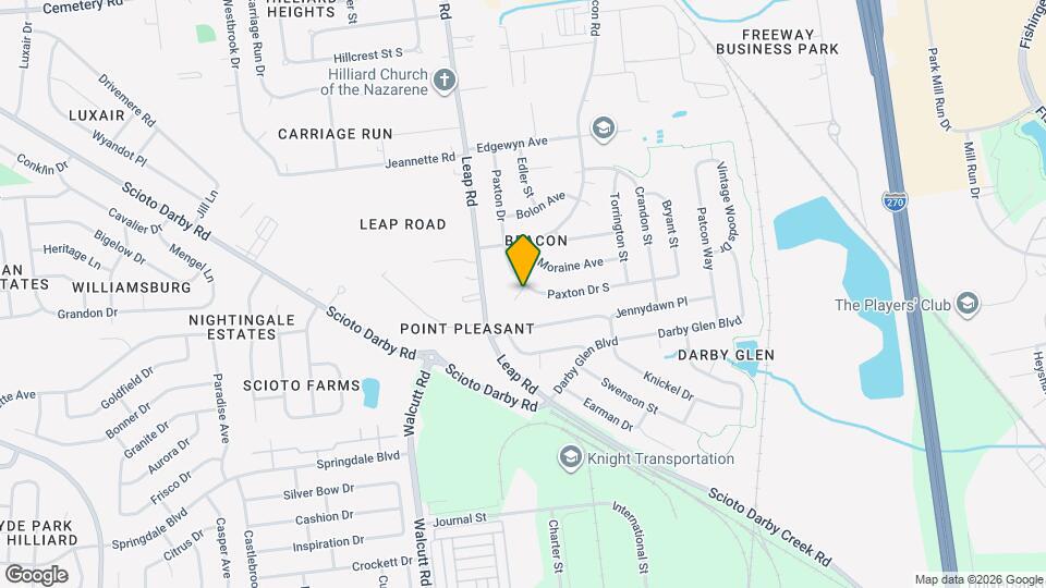 3393 Paxton Ct Mapa y Detalles de la Ubicación