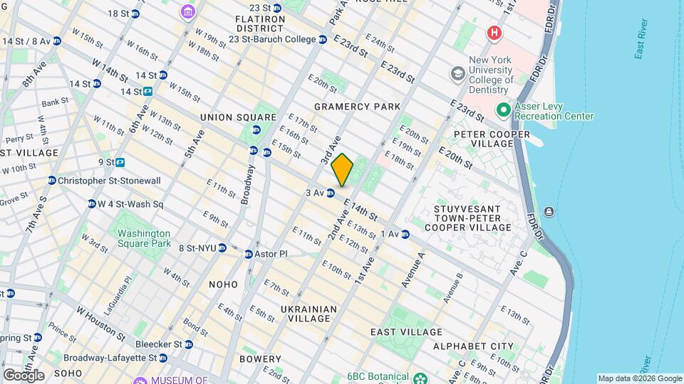 239 E 14th St, Unit 5F Map and Location Details