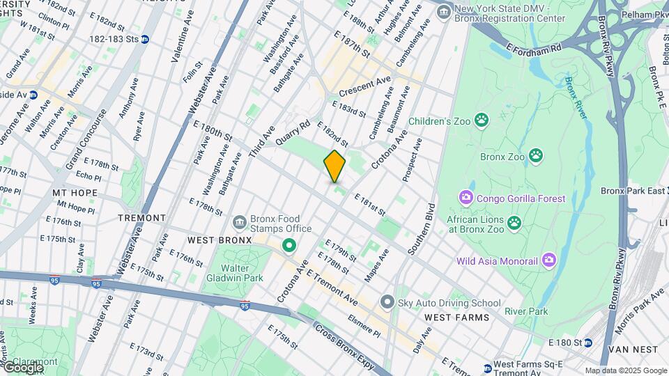 666 E 181st St Map and Location Details