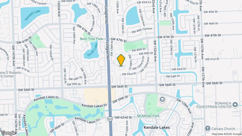 4933 SW 135th Pl Map and Location Details