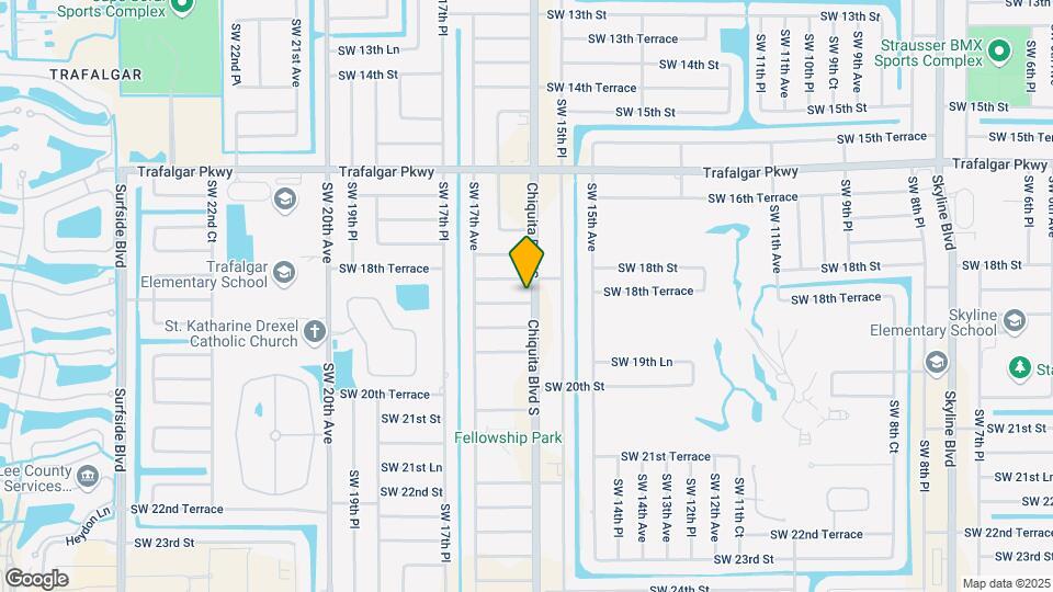 1601 SW 19th St Map and Location Details