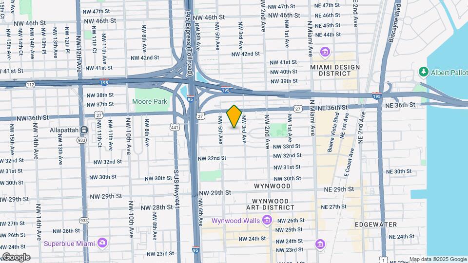 345 NW 34th St Map and Location Details