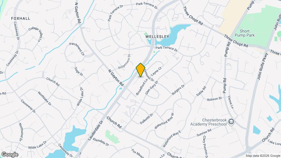 2933 Broadford Terrace Map and Location Details