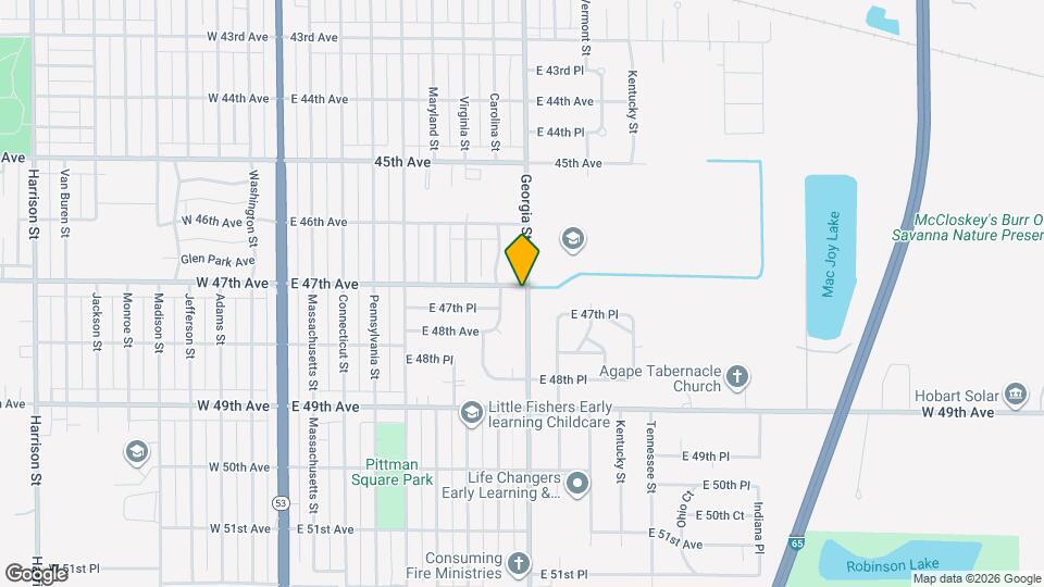 737 E 47th Ave Map and Location Details