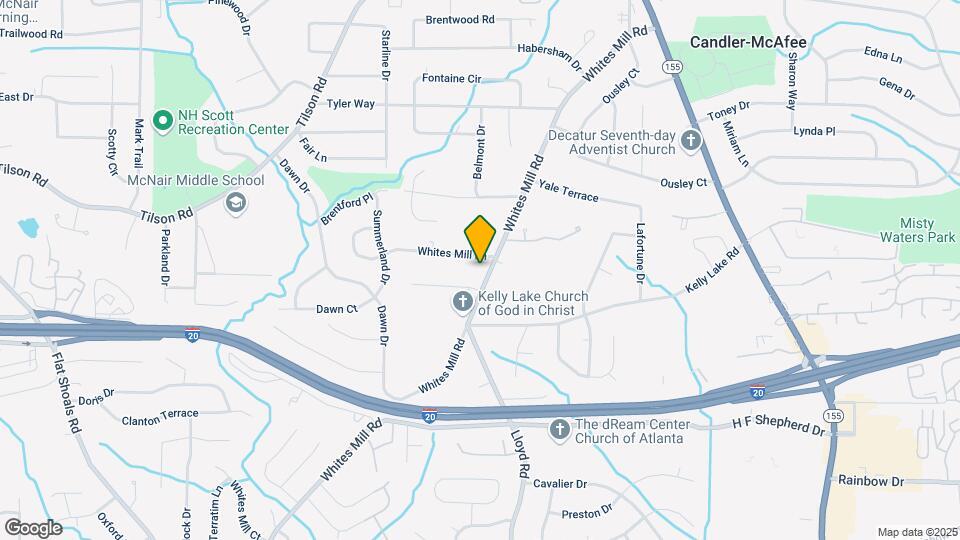 2369 Whites Mill Rd Map and Location Details