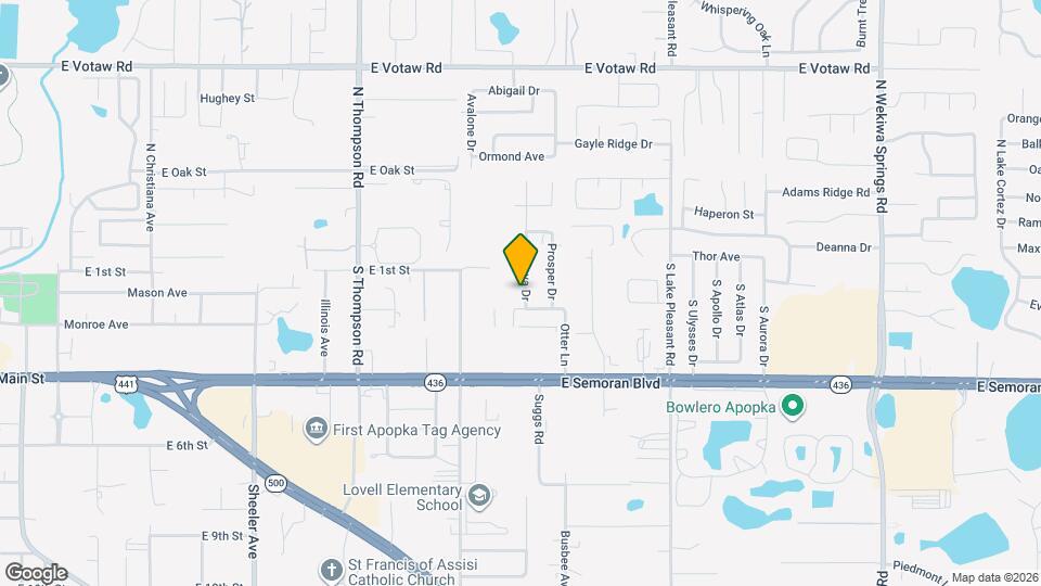 122 S Bulova Dr Map and Location Details
