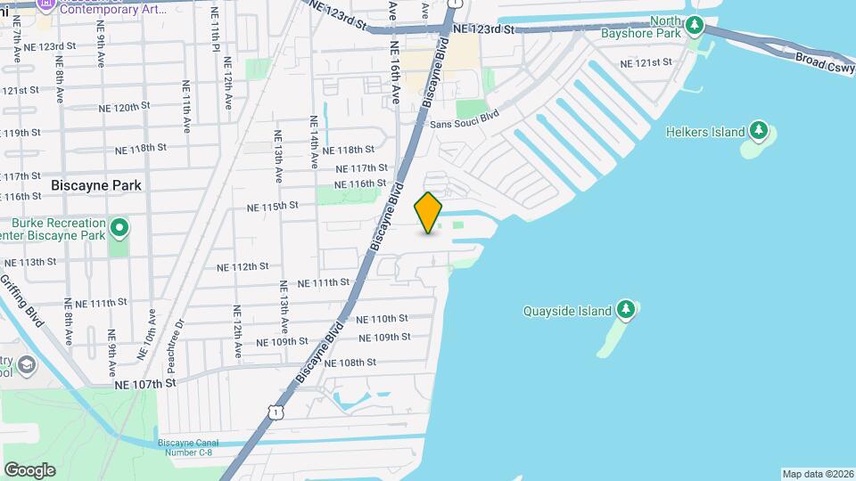 11295 Biscayne Blvd Mapa y Detalles de la Ubicación