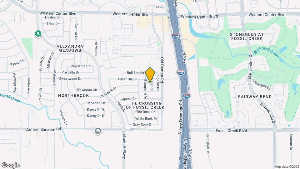 5921 Ash Flat Dr Map and Location Details