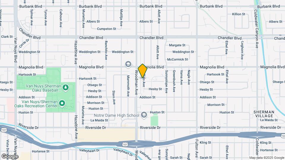 5107 Buffalo Ave Map and Location Details