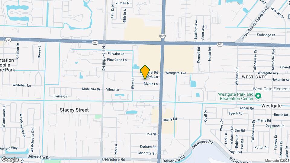 4645 Myrtle Ln Map and Location Details