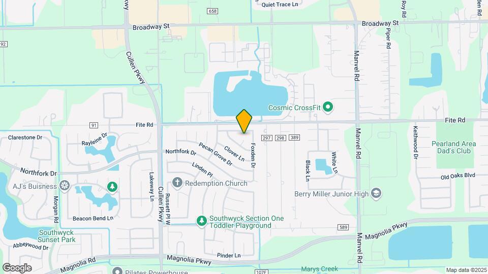 2602 Cloverfield Ct Map and Location Details