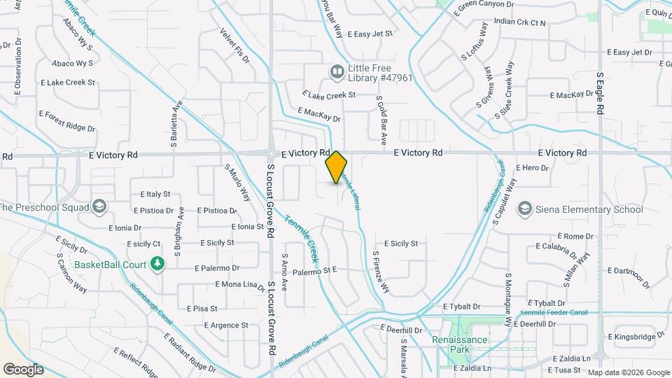 3365 S Tamayo Pl Map and Location Details