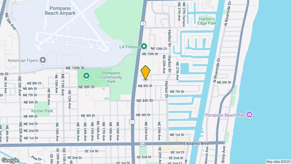 830 NE 23rd Ave Map and Location Details