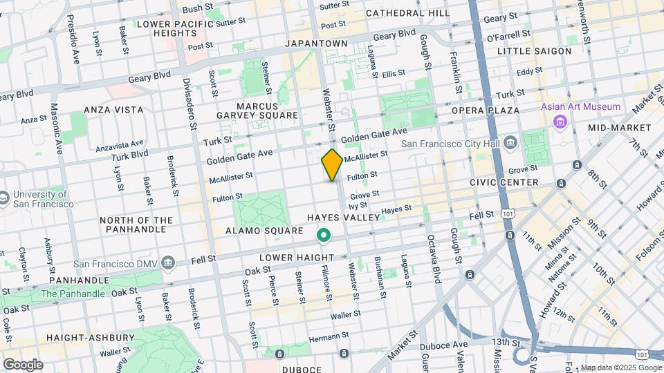821-825 Fulton St Map and Location Details