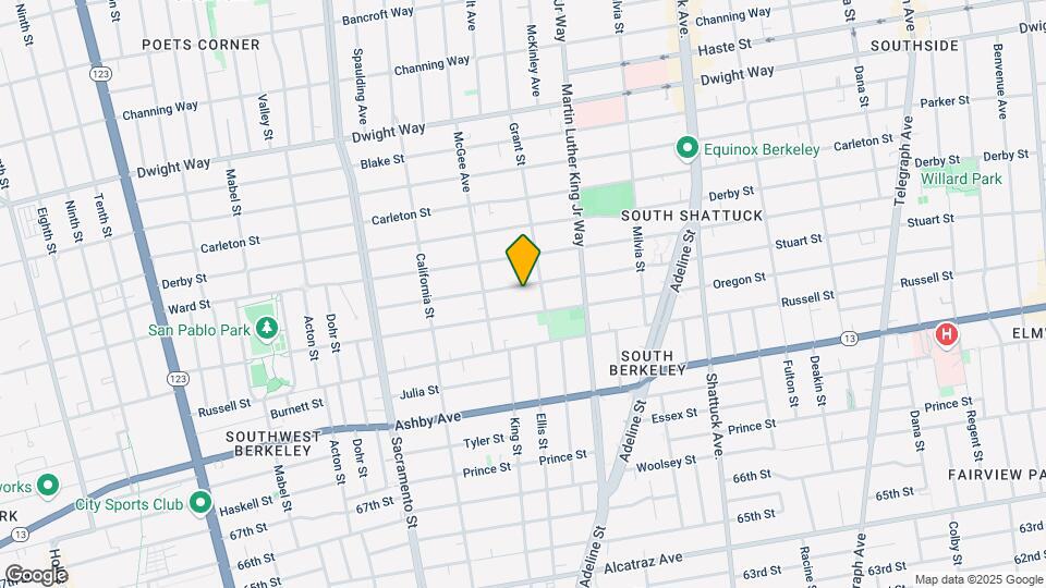1730 Stuart St Map and Location Details