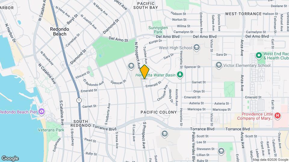 110 N Prospect Ave, Unit Unit B Map and Location Details