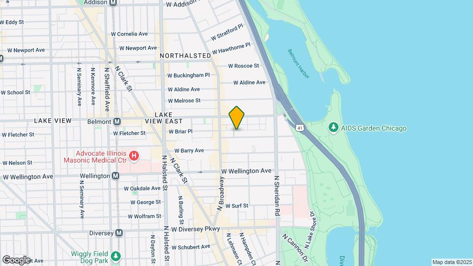 522 W Briar Pl, Unit #251 Mapa y Detalles de la Ubicación