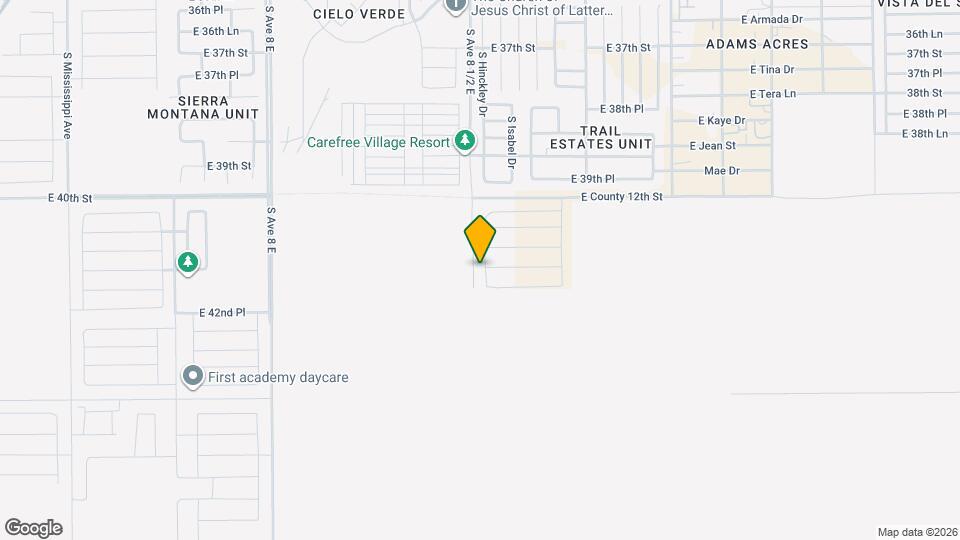 4168 S Hinckley Dr Map and Location Details