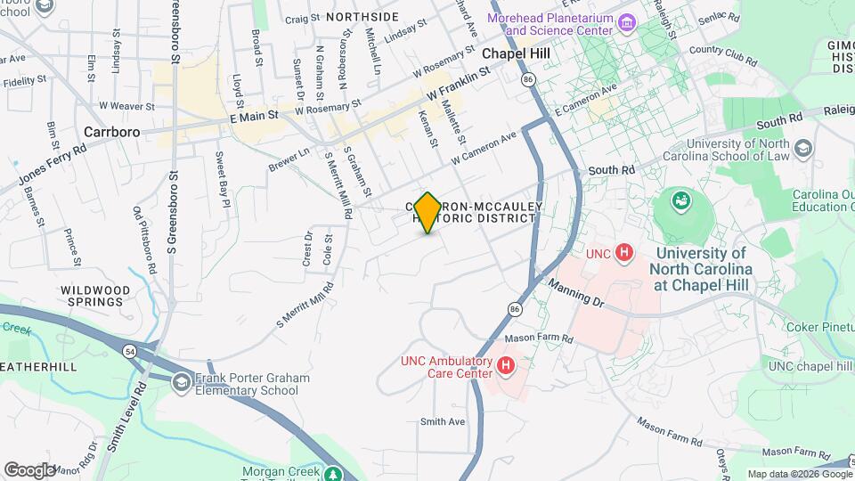 407 McCauley St, Unit D Map and Location Details