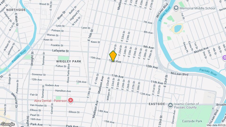 489 E 22nd St Map and Location Details